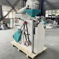 Machine à décortiquer le riz entièrement automatique à haute efficacité avec moteur, capacité de 400 kg/h, faible taux de brisage