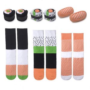 Calcetines Divertidos Personalizados con Diseño de Comida, Estilo Japonés, Calcetines Lindos para Mujer con Empaque Creativo - Product Image 3