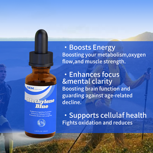 แอล-เมทิลีนบลูคุณภาพสูง ชนิดหยด 50 มก. สำหรับผู้ใหญ่ ช่วยเสริมสร้างพลังงานของเซลล์และสมรรถภาพทางปัญญา - Product Image 3