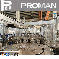 Machine automatique de remplissage et d'embouteillage de bouteilles d'eau minérale Pure