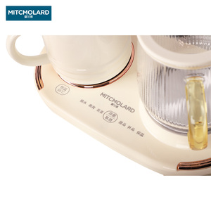 <span class=keywords><strong>Bouilloire</strong></span> électrique à double zone, théière, pot en céramique pour la préparation de boissons saines, nouvelle tendance 2026, contrôle de la <span class=keywords><strong>température</strong></span> domestique - Product Image 2