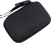 Étui de transport rigide en EVA noir personnalisé avec poche intérieure en maille et rangement pour câbles pour enceinte Bluetooth JBL Go 3 Mini