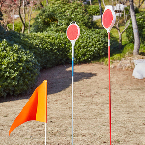 48 inch đường lái xe phản chiếu đánh dấu cam sợi thủy tinh tuyết Stakes với đôi mặt phản xạ và băng phản chiếu - Product Image 6