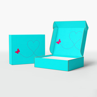 Boîte de papier en carton d'expédition écologique imprimée de logo personnalisé Boîtes d'emballage en carton ondulé pour chaussures vêtements
