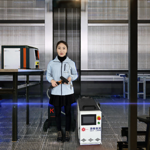 Nouvelle machine de soudage laser à fibre portative, refroidie par air, petite, haute productivité, pour le scellage rapide des tôles métalliques - Product Image 6