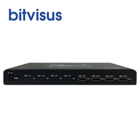 Contrôleur de mur vidéo avec entrée 4K60, sortie 1080P, 4 ports HDMI, commutation transparente pour grands écrans de bureau