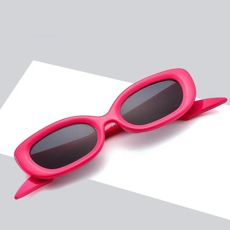 Kacamata hitam klasik selebriti modis terbaru, kepribadian retro lingkaran permen warna lucu baru yang dramatis gelembung