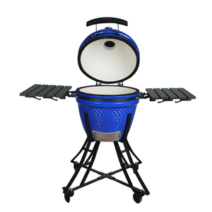 <span class=keywords><strong>Parrilla</strong></span> Kamado de Cerámica Auplex de 18 Pulgadas, Ahumador de Carbón para Barbacoa, <span class=keywords><strong>Parrilla</strong></span> para Cocinar al Aire Libre en el Jardín con Carrito de Hierro para Uso Doméstico - Product Image 3