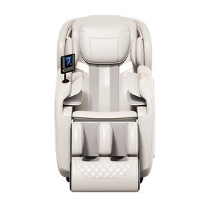 Fauteuil de massage corps entier avec bras robotisé 3D, rail de guidage SL, blanc cassé, pour usage domestique - Product Image 1