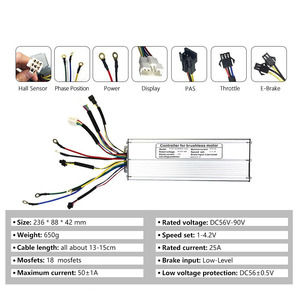 <span class=keywords><strong>Kit</strong></span> de conversion de vélo électrique haute puissance 3000W 2000W 1500W avec <span class=keywords><strong>roue</strong></span> arrière de <span class=keywords><strong>26</strong></span>/27,5/29 <span class=keywords><strong>pouces</strong></span> et écran LCD pour vélo électrique - Product Image 4