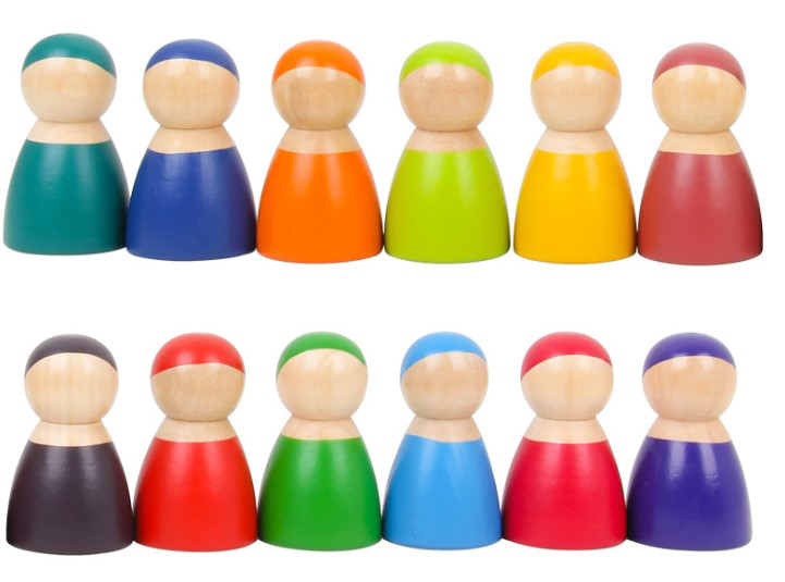 ตุ๊กตาหมุด12ชิ้น