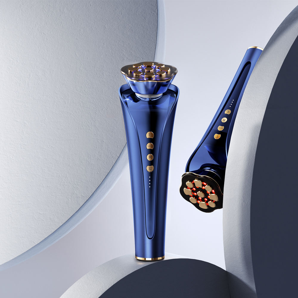 EMS & RF Handheld Face Massage Machine | Multi-Technology Skincare Device for Acne Treatment & Skin Rejuvenation | US/IT Plugs – orangles Kuwait