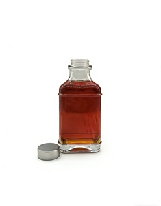 Botella de <span class=keywords><strong>Licor</strong></span> Cuadrada Vintage de Vidrio Transparente con Tapón de Corcho, Acabado Esmerilado/Mate, Logotipo Personalizado, Alta Calidad, 500ml/700ml/750ml para Licores - Product Image 2