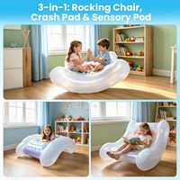 Chaise sensorielle pour enfants autistes, chaise à bascule gonflable, TDAH, recherche sensorielle, apaisement, équilibre sensoriel