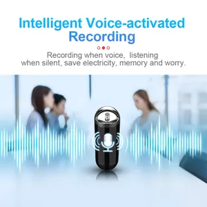 Chuyên Nghiệp Mini Kỹ Thuật Số Ghi Âm Mp3 Máy Nghe Nhạc S1 Kim Loại Xây Dựng <span class=keywords><strong>HD</strong></span> Giảm Tiếng Ồn Thời Trang Điều Khiển Bằng Giọng Nói Ghi Âm Bút - Product Image 5