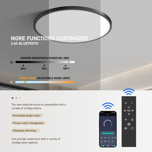 Nouveau Style Éclairage Intérieur 38w 48w Gradation Ronde ultra mince plafonniers Pour Chambre Salon - Product Image 6