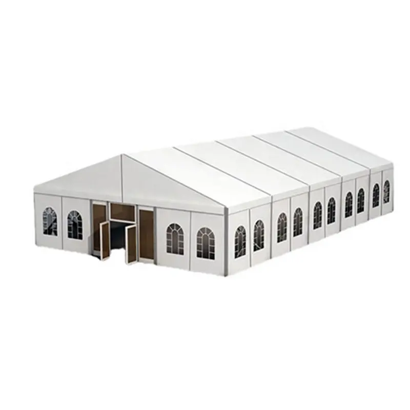 GUANGRUI Tenda grande para eventos e festas de casamento ao ar livre, grande branco, 18*30 30*50, para 300 e 500 pessoas, grande para igreja, para festas e eventos