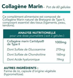 Complément Beauté à Base d'Extraits Végétaux, Boîte de 60 Gélules, Marque Blanche, 1000mg Dose Quotidienne, Origine France - Product Image 4