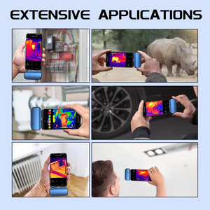Hcaniee pencitraan termal inframerah HD 3.2mm, pencitra suhu inframerah 256x192 piksel, Port tipe-c kasar untuk ponsel pintar Android 6 - Product Image 5