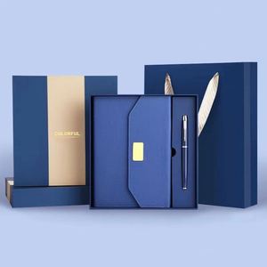 Set de Regalo de Cuaderno Recargable de Cuero de Lujo con Logotipo Personalizado, Agenda de Oficina A5 2024, Nueva Llegada, Diario con Anillas, Planificador - Product Image 3