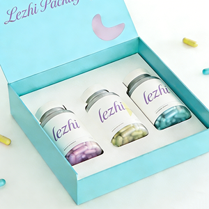 Étui rigide magnétique personnalisé haut de gamme pour comprimés de vitamines avec insert en EVA - Product Image 4