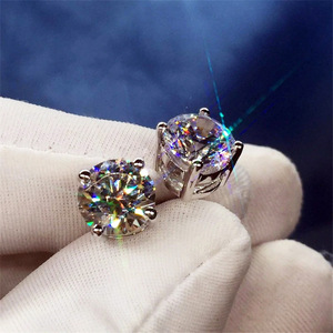 Ball Shape <b>Stud</b> Earrings For Women Men Classic Everyday Wear Fashion Jewelry E1375 E1376 E1377 E1378 E1379 - Product Image 6