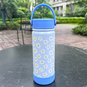 OEM Custom Stainless Steel Thermal Water <b>Cup</b> with Handle, <b>Large</b> Capacity Tumbler for Sports and Travel - Product Image 3