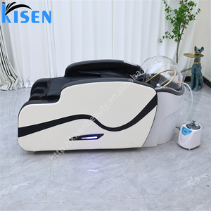 Equipo de Lavado de Cabello KISEN, Silla de Champú para Salón con Masaje, Cama de Spa para Belleza, Envío Gratis para Silla de Champú de Salón de Belleza - Product Image 1