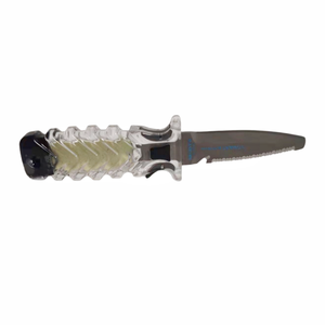 Vente directe d'usine, couteau de plongée en alliage de titane, couteau de pêche et de chasse, coupe-ligne, dureté de la lame : HRC 50 - Product Image 1