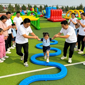 Circuito <span class=keywords><strong>de</strong></span> Desafíos Inflable <span class=keywords><strong>Profesional</strong></span> para Trabajo en Equipo - para Capacitación Corporativa y Actividades al Aire Libre - Product Image 3