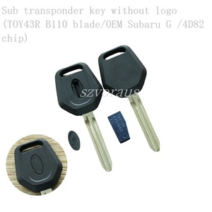 Tasto Sub Transponder senza logo (TOY43R B110 Blade/OEM Subaru G /4 d82 Chip) - Product Image 2