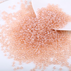 All'ingrosso 3mm di champagne foderato rotondo foro ceco di vetro Seed Beads alla rinfusa vita allentata perline per donna borsa gioielli fare - Product Image 6
