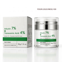 Crème en capsules TXA NIACINAMIDE 4% éclaircissante, illuminatrice, anti-taches, anti-acné, anti-rides, hydratante pour le visage