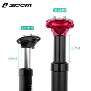ZOOM vélo <span class=keywords><strong>tige</strong></span> <span class=keywords><strong>de</strong></span> <span class=keywords><strong>selle</strong></span> 27.2 /28.6 /30.9/31.6mm vtt Suspension poste amortisseur amortissement aluminium VTT vélo - Product Image 4