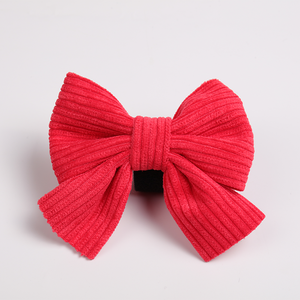 Pajarita ajustable para perros y cachorros, accesorios de moda de pana, pajarita de lujo personalizable - Product Image 5