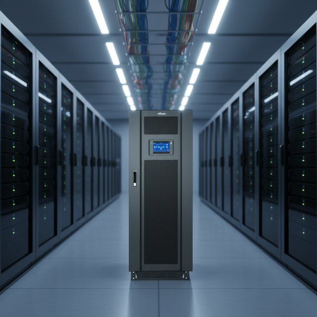 Three Phase Online Double Conversion UPS 200kVA With N+1 Redundancy Capability for Data Centers and Bank Server Room