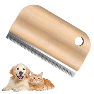 Wooden <b>Pet</b> Grooming Comb For Cats And Dogs Portable Detangling Tool - Product Image 1