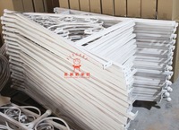 Balançoires suspendues à deux places en fer forgé blanc antique pour jardin, patio, balcon, décoration intérieure, fabriqué au Fujian