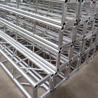 Sistema de Soporte para Telón de Fondo, Estructura de Arco Plano, Techo Triangular, Pórtico de Aluminio, Pantalla LED, Pernos Cuadrados, Tornillos, Espigas