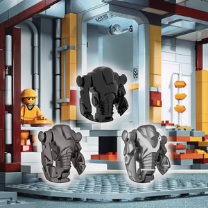 All Droids-Robot de combate Space Wars, minibloques de construcción de acción para niños, juguetes de plástico con generales, clon de Grievous - Product Image 5