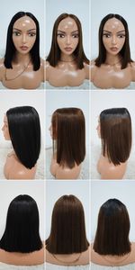 Promotion Letsfly 49$ Perruques Bob Lace Front sans colle en cheveux brésiliens vierges ultra-lisses 12 pouces 100% humains densité 250% - Product Image 6