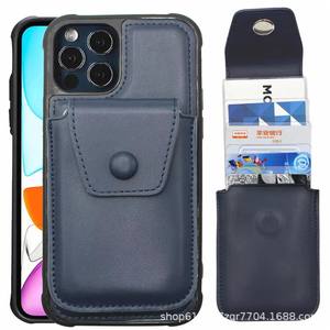 Adsorption automatique 2 en 1 PU cuir magnétique Mag coque de téléphone carte de crédit portefeuille pour Apple <span class=keywords><strong>iPhone</strong></span> 12 <span class=keywords><strong>13</strong></span> <span class=keywords><strong>Mini</strong></span> Promax - Product Image 1