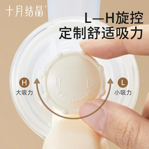 October Crystallization <b>Manual</b> <b>Breast</b> <b>Pump</b> Bpa Free Portable Handheld Milk Extractor For Postpartum Women - Product Image 3