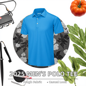 2025 nuevos hombres de calidad profesional 100% algodón para Polo camiseta Casual manga corta cuello estampado bordado precio barato - Product Image 2