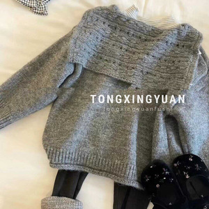Tongxingyuan Girls Knitted Sweater Set Leggings Solid Color Cotton <b>Woolen</b> Autumn Spring Outfit - Product Image 3