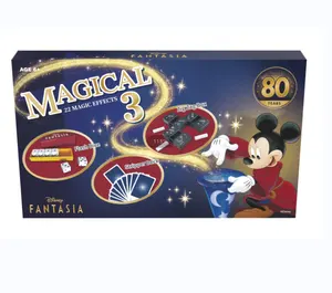 MoFaHui 3-en-1 Magic Puzzle Toy Set Holiday Card Trick Props for Street Magic Performance