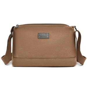 Bolsos cruzados vintage al por mayor para hombre, bolsos de mano de cuero PU a la moda con decoración de letras para uso diario - Product Image 4