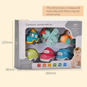 Ensembles de jouets de voiture de <span class=keywords><strong>camion</strong></span> de bébé pour l'enfant en bas âge jouets de bébé 12-18 mois jouets pour garçon de <span class=keywords><strong>1</strong></span> 2 3 ans pour les enfants en bas âge 6 ensembles - Product Image 2