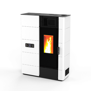 Poêle <span class=keywords><strong>à</strong></span> granulés <span class=keywords><strong>de</strong></span> <span class=keywords><strong>bois</strong></span> KM1203D 12,2 kW, design moderne et fin, utilisation multi-espaces, silencieux et efficace, avec porte en verre intégral. - Product Image 1