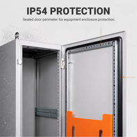 Boîtier de distribution en acier inoxydable IP54, boîtier en tôle, surface polie, boîte d'équipement électrique sur mesure